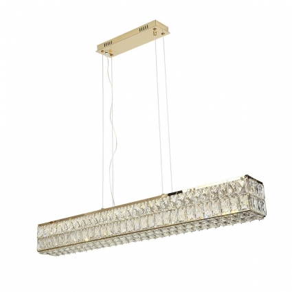 Подвесная светодиодная люстра Kink Light Мирта 07674-100AS,33, в стиле арт-деко, цвет золотой