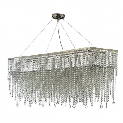 Подвесная люстра Arti Lampadari Milano E 1.5.120x30.105 N в стиле модерн, цвет никель