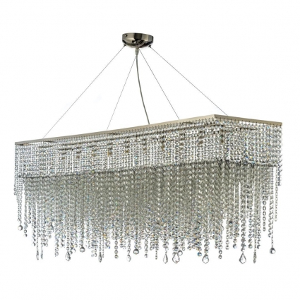 Подвесная люстра Arti Lampadari Milano E 1.5.120x30.105 N в стиле модерн, цвет никель