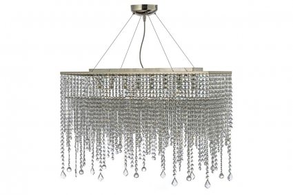 Подвесная люстра Arti Lampadari Milano E 1.5.70X25.105 N в стиле модерн, цвет никель