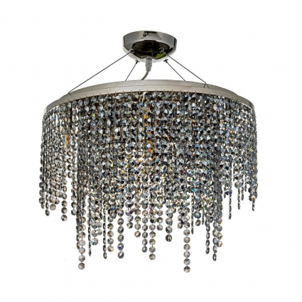 Подвесная люстра Arti Lampadari Milano E 1.5.D50.503 N в стиле модерн, цвет никель