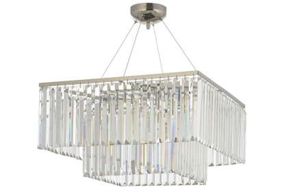 Подвесная люстра Arti Lampadari Enio E 1.5.70x25.101 NP в стиле модерн, цвет никель