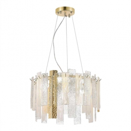 Подвесная люстра ST Luce SCOLARE SL1636.203.06 в стиле модерн, цвет золотой