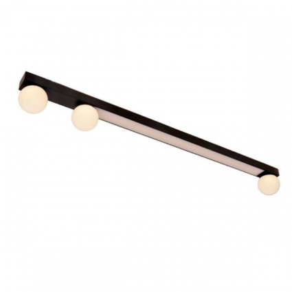 Потолочная светодиодная люстра Arte Lamp Nihal A2611PL-4BK в современном стиле, цвет белый