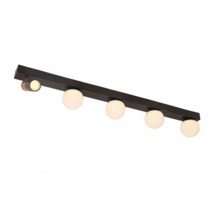 Потолочная светодиодная люстра Arte Lamp Zosma A2608PL-5BK в стиле Хай-тек, цвет белый