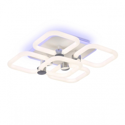 Потолочная светодиодная люстра Ambrella light Acrylica Original FA3861 цвет белый, мощность 70 Вт