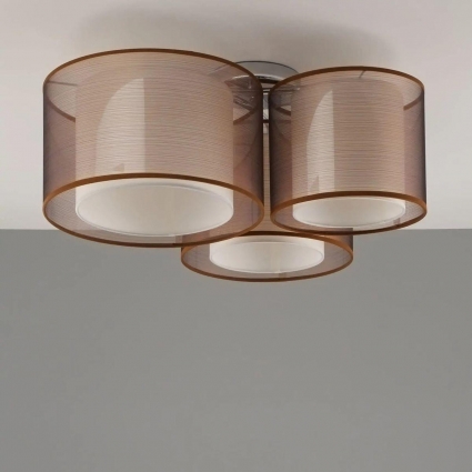 Потолочная люстра Moderli Room V10623-3C в стиле модерн, цвет коричневый