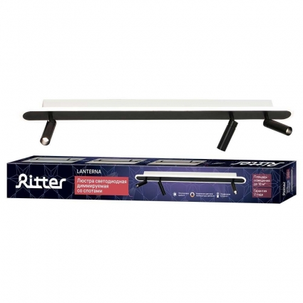 Потолочная люстра Ritter LANTERNA 51602 0 цвет белый, мощность 52 Вт