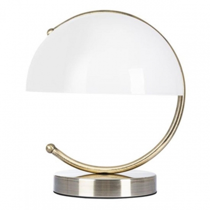 Настольная лампа Arte Lamp Banker A5041LT-1AB в современном стиле, цвет белый