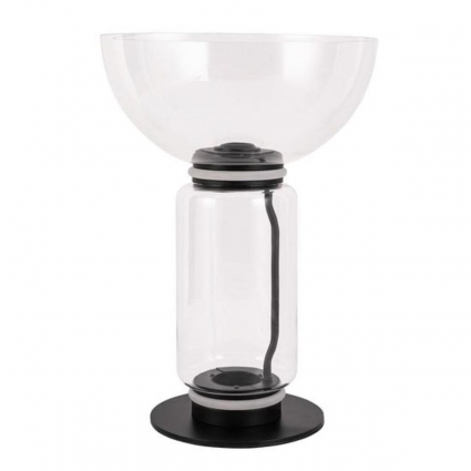 Настольная лампа Divinare Trumpet 1242/06 TL-18 в стиле Хай-тек, цвет черный