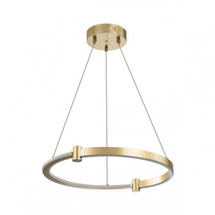 Подвесной светодиодный светильник Indigo Circolato 14015/1P Gold V000077L в современном стиле, цвет золотой