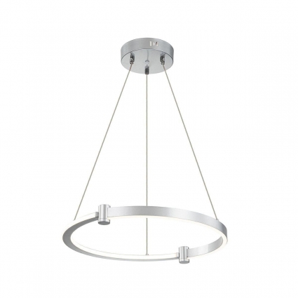 Подвесной светодиодный светильник Indigo Circolato 14015/1P Silver V000078L в современном стиле, цвет серебро