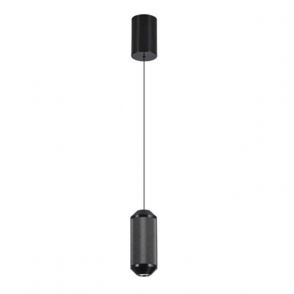 Подвесной светодиодный светильник Arte Lamp Omicron A1134SP-7BK в стиле Хай-тек, цвет черный