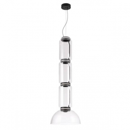 Подвесной светодиодный светильник Divinare Trumpet 1242/06 SP-30 в стиле Хай-тек, цвет черный