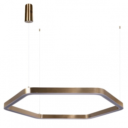 Подвесной светодиодный светильник Loft IT Titanium 10243L Gold в стиле Хай-тек, цвет золотой