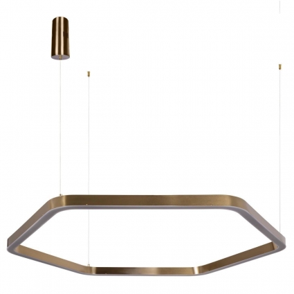 Подвесной светодиодный светильник Loft IT Titanium 10243XL Gold в стиле Хай-тек, цвет золотой