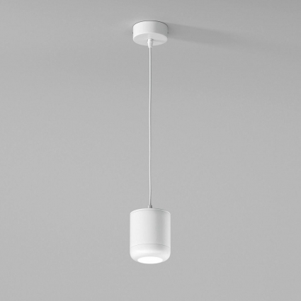 Подвесной светодиодный светильник Elektrostandard Onde 50249 LED 15W 4000K белый a064203 в стиле модерн, цвет белый