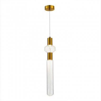 Подвесной светильник ST Luce TACCHE SL6117.203.02 в стиле модерн, цвет латунь