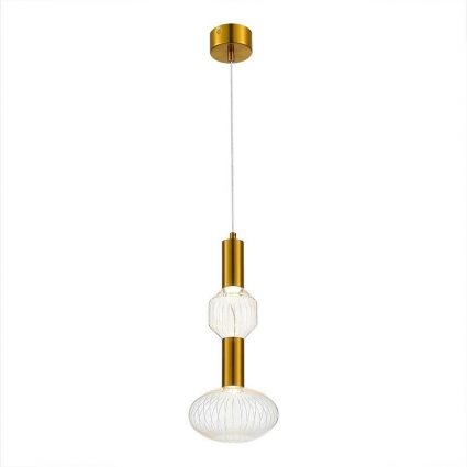 Подвесной светильник ST Luce TACCHE SL6117.223.02 в стиле модерн, цвет латунь