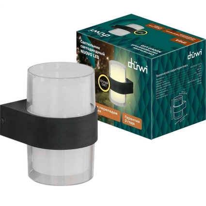 Настенный светильник Duwi NUOVO LED 24778 8 цвет черный, мощность 6 Вт