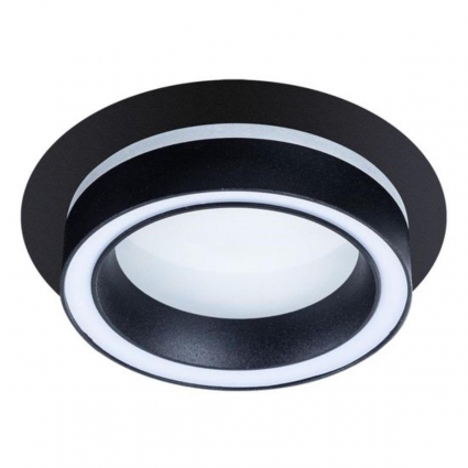 Встраиваемый светильник Arte Lamp Atik A4513PL-1BK в современном стиле, цвет черный