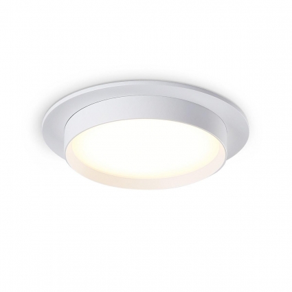 Встраиваемый светильник Ambrella light Techno Spot GX53 Acrylic tech TN5225 в стиле Хай-тек, цвет белый