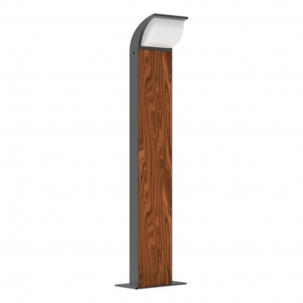 Уличный светодиодный светильник Arte Lamp Metropolis A1991PA-1BK в современном стиле, цвет коричневый