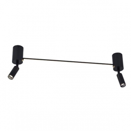 Светодиодный спот Arte Lamp Rasalas A2219PL-2BK в стиле Хай-тек, цвет черный