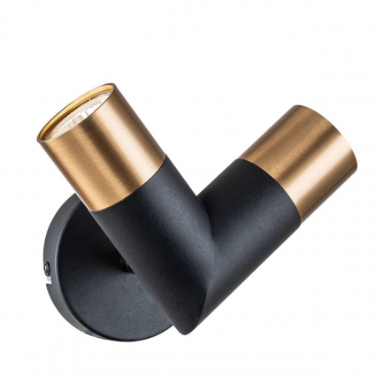 Бра Indigo Doppio 11036/2W Black V000454 в стиле Хай-тек, цвет черный