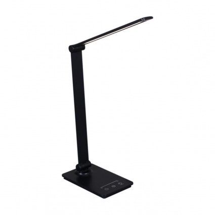 Настольная лампа Reluce 02088-0.7-01T BK (USB) в современном стиле, цвет черный