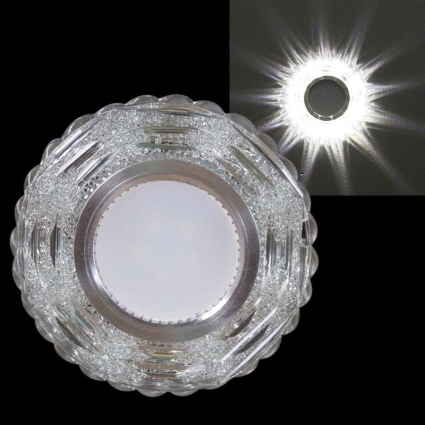Встраиваемый светильник Reluce 14310-9.0-001LD MR16+LED3W WT цвет алюминий