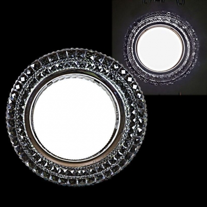 Встраиваемый светильник Reluce 53201-9.0-001LF GX53+LED4W GY в стиле модерн, цвет серый