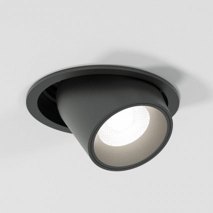 Встраиваемый светодиодный светильник Elektrostandard Conner 25086/LED 8W 4000K черный a063992 в стиле Хай-тек, цвет черный