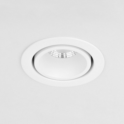 Встраиваемый светодиодный светильник Elektrostandard Nulla 15267/LED 7W 3000K BK/BK белый/белый a063971 в стиле лофт, цвет белый