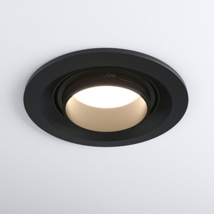 Встраиваемый светодиодный светильник Elektrostandard Zoom 9920 LED 15W 3000K черный a064033 в стиле Хай-тек, цвет черный