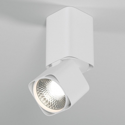 Потолочный светодиодный светильник Elektrostandard Cubus 25043/LED 10W 4000K белый a063681 в современном стиле, цвет белый