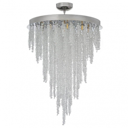 Подвесная люстра Arti Lampadari Flusso H 1.4.45.105 N цвет никель