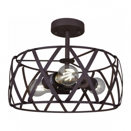Потолочная люстра Illumico IL1023-3C-05 Coffe в стиле лофт, цвет коричневый