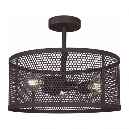 Потолочная люстра Illumico IL1031-3C-05 Coffe в стиле лофт, цвет коричневый
