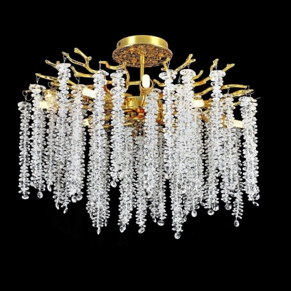Потолочная люстра Kink Light Шанти 07871-60PD,33, в стиле арт-деко, цвет золотой