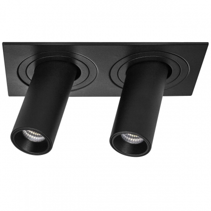 Встраиваемый светодиодный спот Lightstar Intero Tubo (217527+217274+217274) i527274 в стиле Хай-тек, цвет черный