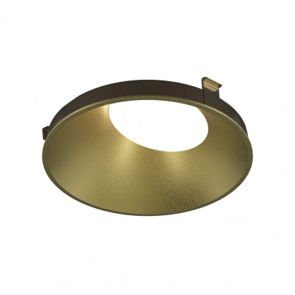 Декоративная рамка-отражатель Maytoni Technical Wise Ring057-10-MG в современном стиле, цвет матовое золото