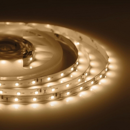 Светодиодная лента Apeyron 9,6W/m 60LED/m 2835SMD теплый белый 5M 00-54, цвет белый, мощность 48 Вт