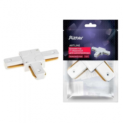 Коннектор Т-образный Ritter Artline 59747 0 цвет белый