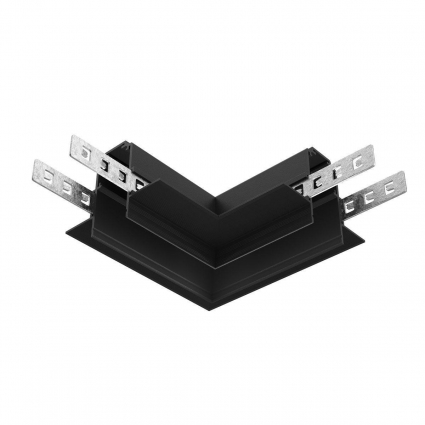 Коннектор L-образный Maytoni Technical Exility Busbur TRA034CL-42.12B цвет черный