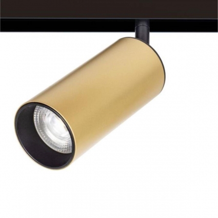 Трековый светодиодный светильник Arte Lamp Linea A4661PL-1SG в современном стиле, цвет золотой