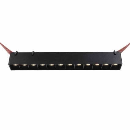 Трековый светильник Denkirs BELTY GRILL DK5570-BK в современном стиле, цвет черный