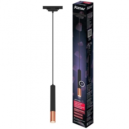 Трековый светильник Ritter Artline 59711 1 цвет черный