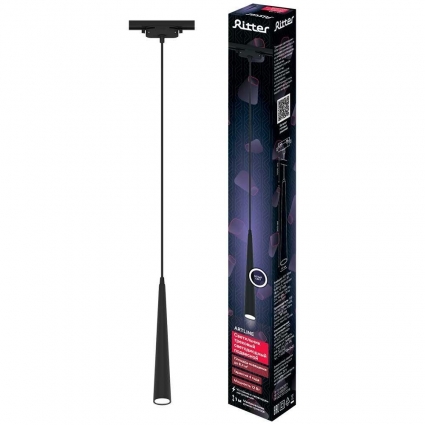 Трековый светильник Ritter Artline 59713 5 цвет черный