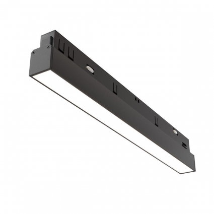 Трековый светодиодный светильник Maytoni Technical Exility Basis TR030-4-12WTW-DD-B в современном стиле, цвет черный